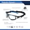 Ge Safety Glasses, Anti-Fog & Anti-Scratch, Clear Lens, Black/Blue Frame GE105CAF - alternate 3